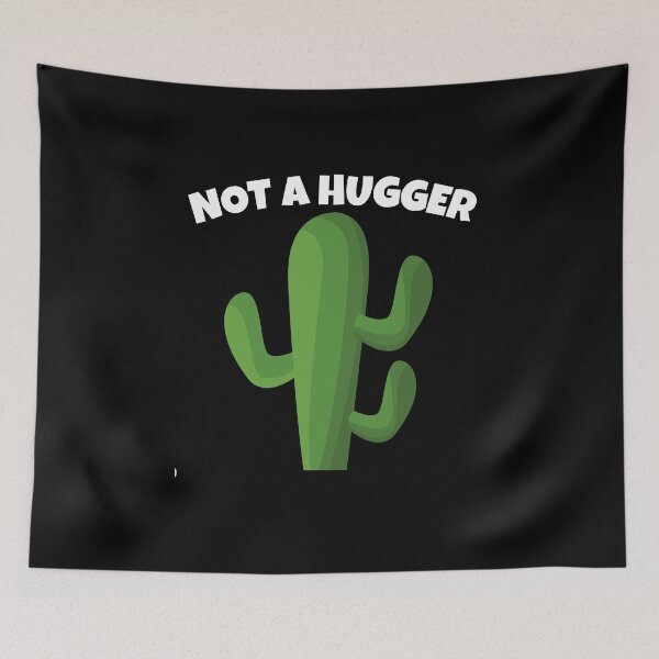 Item preview,   Not A Hugger Shirt Funny Vintage Cactus Sarcastic  designed and sold by RanirO.