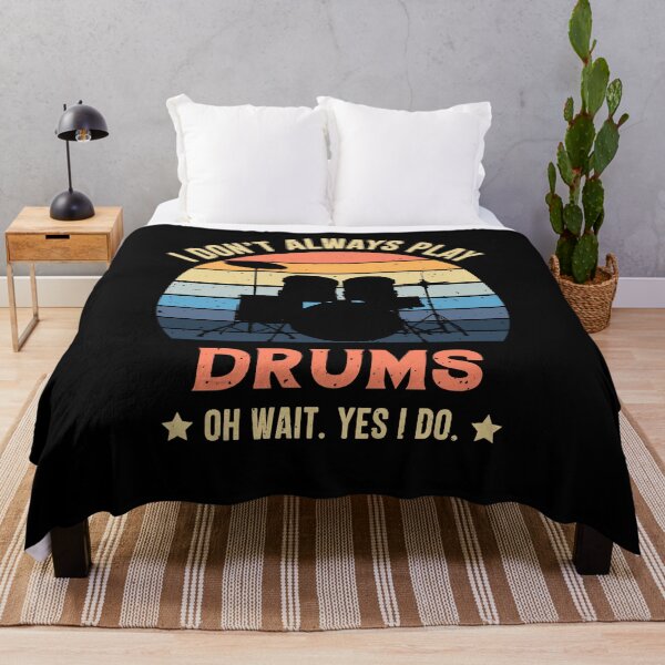 Item preview, I Don't Always Play Drums Oh Wait Yes I Do Retro Vintage designed and sold by RedQuality.