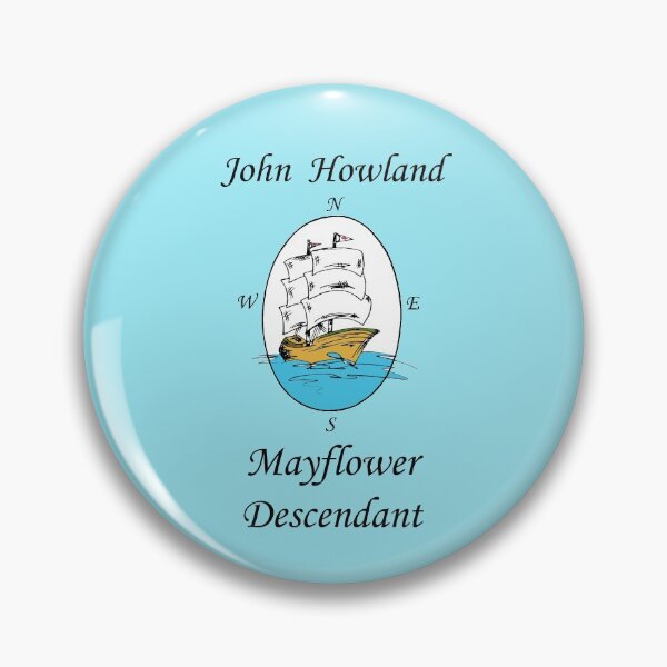 Item preview, John Howland, Mayflower Descendant designed and sold by NoteBTravel.