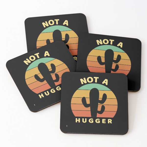 Item preview, Not A Hugger Shirt Funny Vintage Cactus Sarcastic  designed and sold by RanirO.