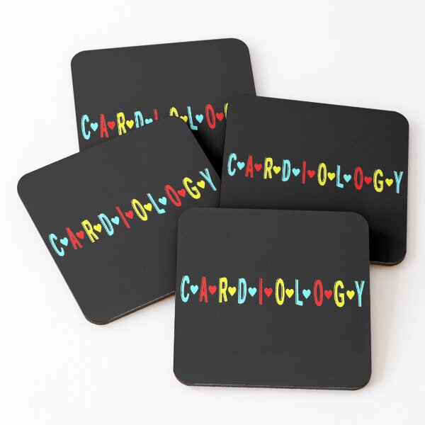Item preview, Cardiology Typography with Hearts designed and sold by GR-ART.
