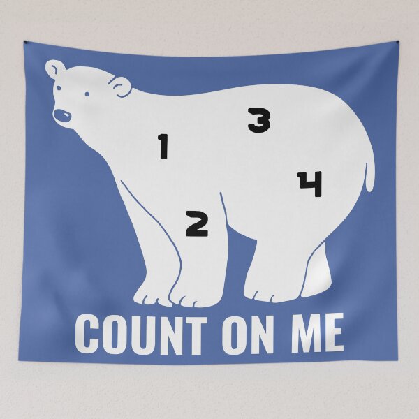 Item preview, Polar bear, you can count on me designed and sold by kcaandwu.