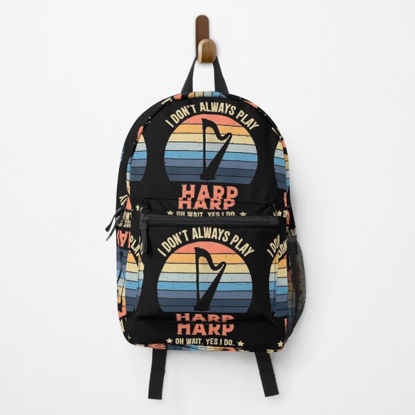 Item preview,  I Don't Always Play Harp Oh Wait Yes I Do Retro Vintage designed and sold by RedQuality.