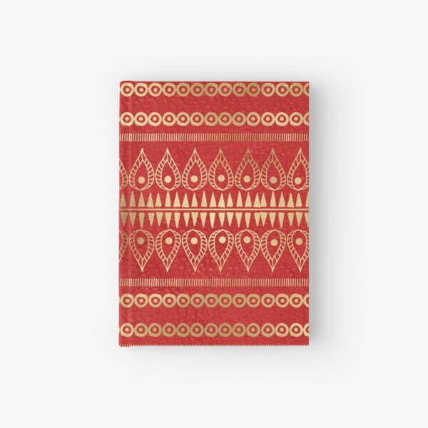 Ornate Gold Pattern Hardcover Journal