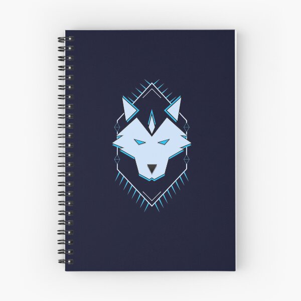 Item preview, Blue Husky Wolf Dog Minimalist Logo designed and sold by IdlyBlue.