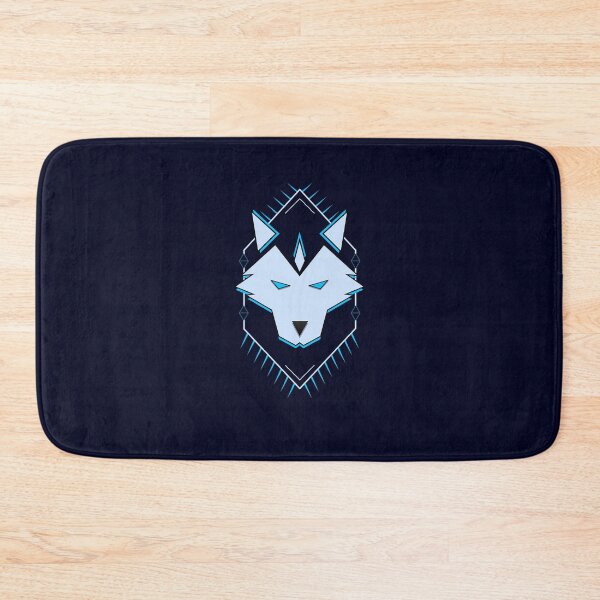 Item preview, Blue Husky Wolf Dog Minimalist Logo designed and sold by IdlyBlue.