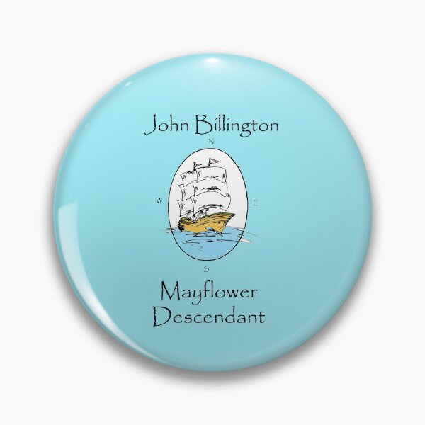 Item preview, John Billington, Mayflower Descendant designed and sold by NoteBTravel.
