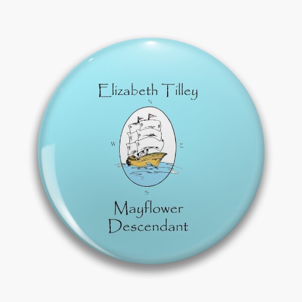 Item preview, Elizabeth Tilley, Mayflower Descendant designed and sold by NoteBTravel.