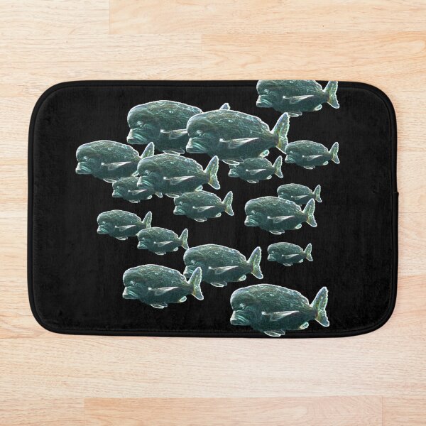 Item preview, Swimming school of fish with glow edges designed and sold by NatureInspiredK.