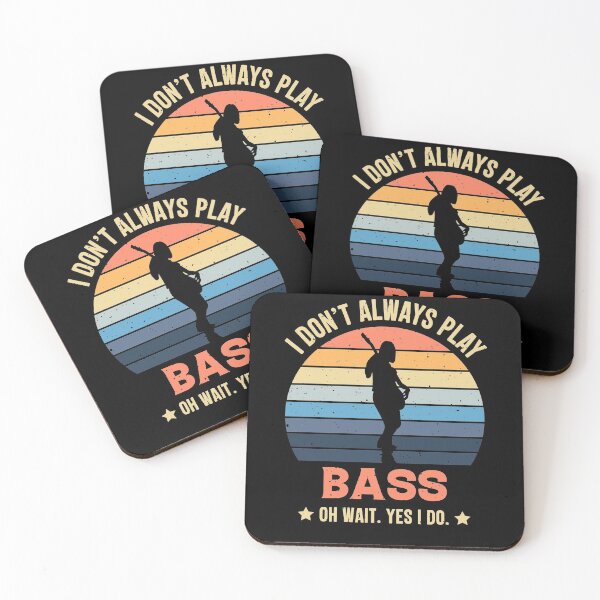 Item preview, I Don't Always Play Bass Oh Wait Yes I Do Retro Vintage designed and sold by RedQuality.
