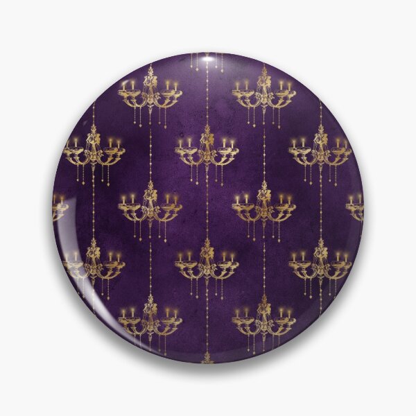 Item preview, Ornate Golden Chandelier Pattern designed and sold by JacintaMathews.