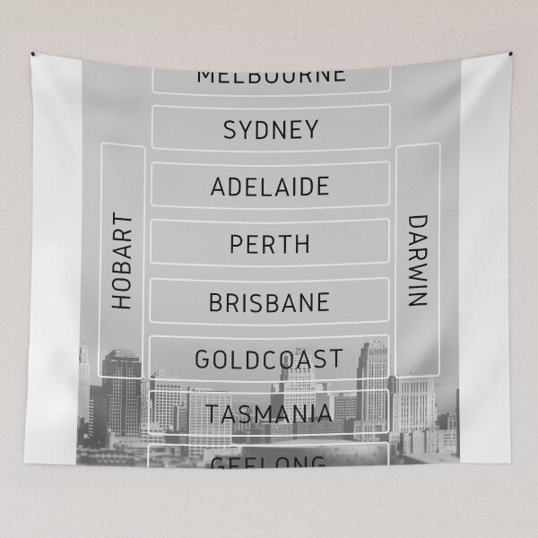 Item preview, Australian cities designed and sold by AMBERGIGGS.