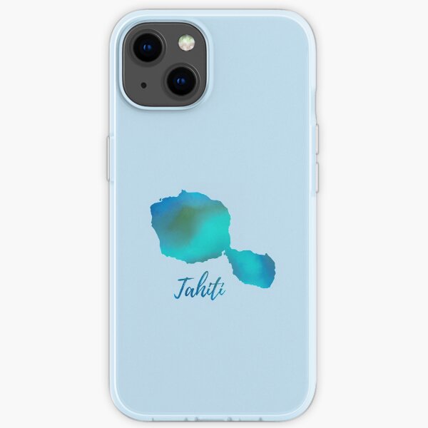 Aquarelle de Tahiti Coque souple iPhone