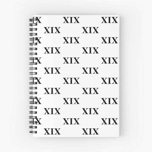 Item preview, XIX Roman Numeral Nineteen 19 designed and sold by AllCDESIGNS.