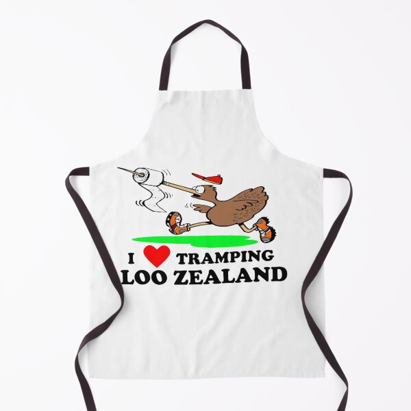 Item preview, Funny cartoon kiwi bird running with toilet roll.   designed and sold by Al Benge.