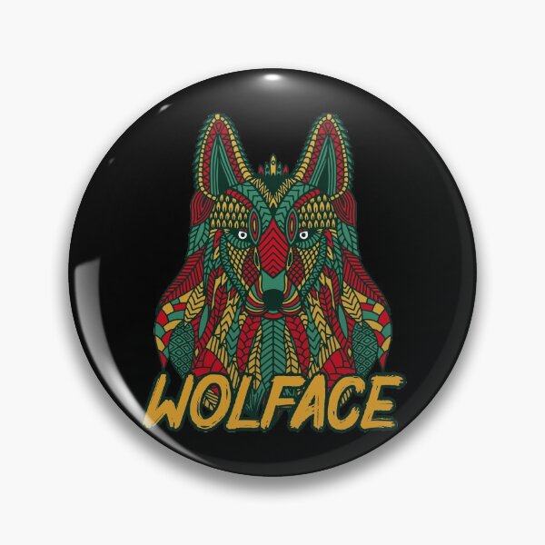 Item preview, Egyptian Wolf Portrait Red Mandala designed and sold by Astralia.