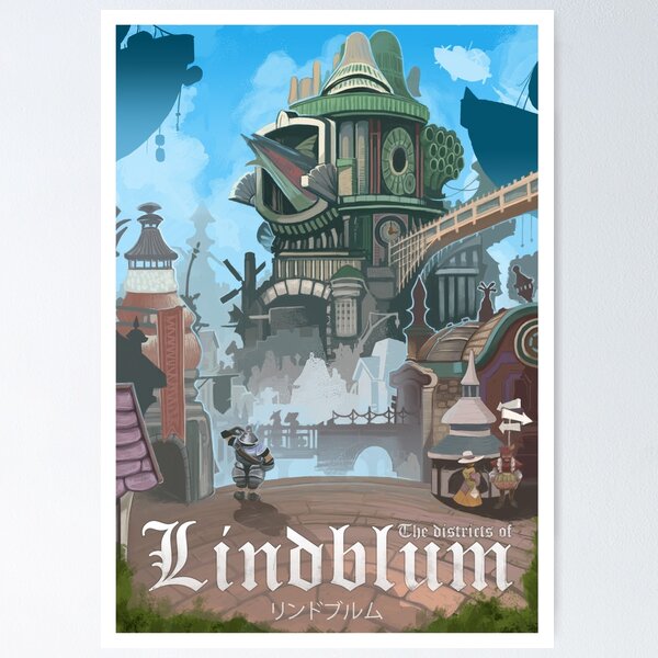 Vista previa del artículo con la obra «Final Fantasy IX - Lindblum», diseñado y vendido por dmackenzie.