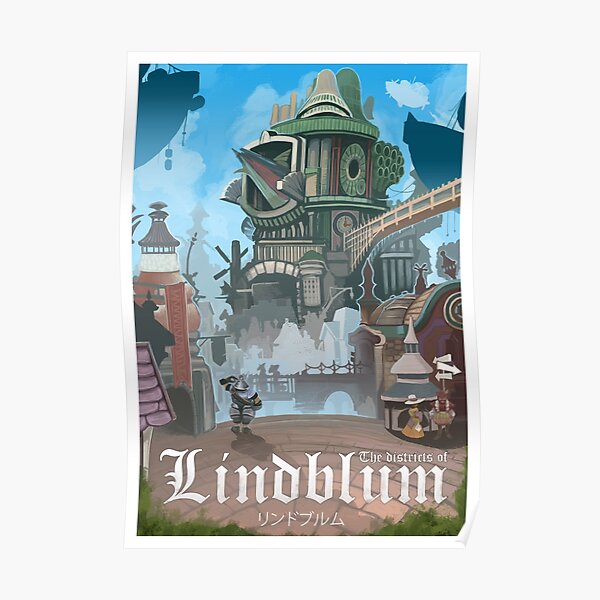 Final Fantasy IX - Lindblum Poster