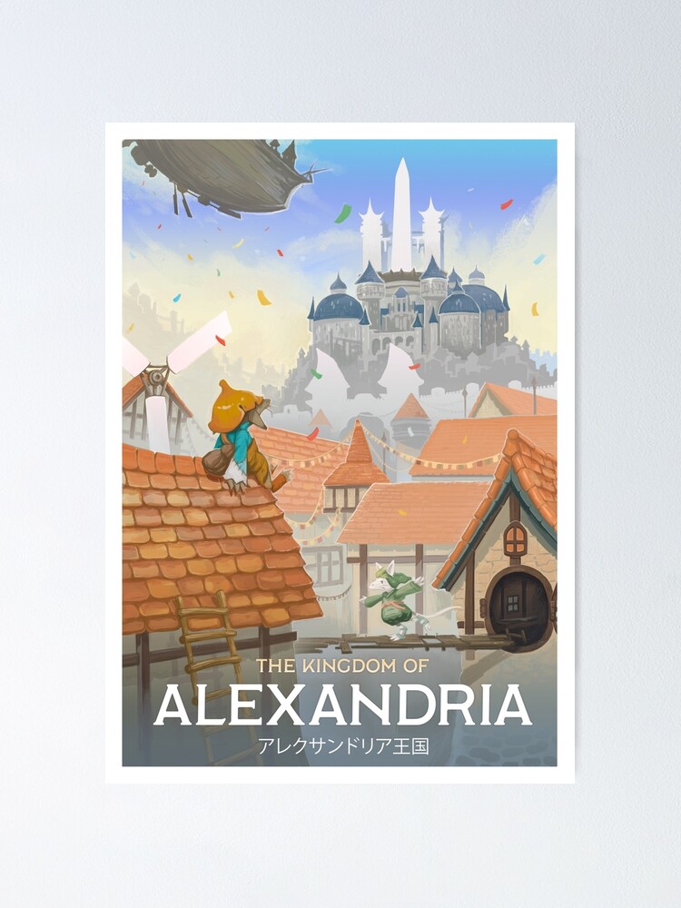 Thumbnail 1 of 3, Poster, Final Fantasy IX - Alexandria designed and sold by dmackenzie.