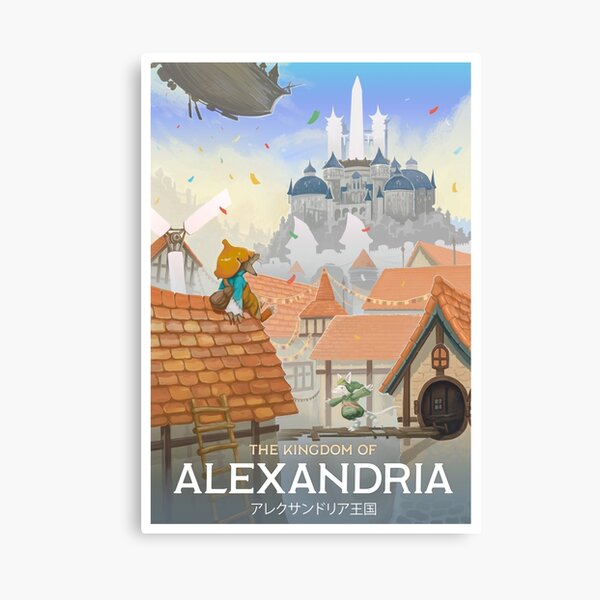 Final Fantasy IX - Alexandria Canvas Print