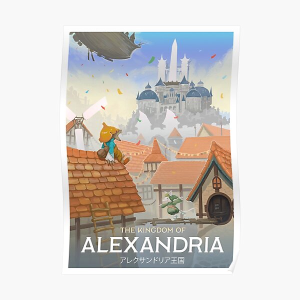 Final Fantasy IX - Alexandria Poster
