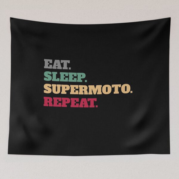 Item preview, Eat Sleep Supermoto Repeat designed and sold by Salvadax.