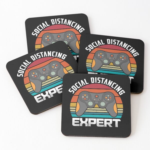 Item preview, Social Distancing Expert Retro Gaming designed and sold by Trendy Valley .