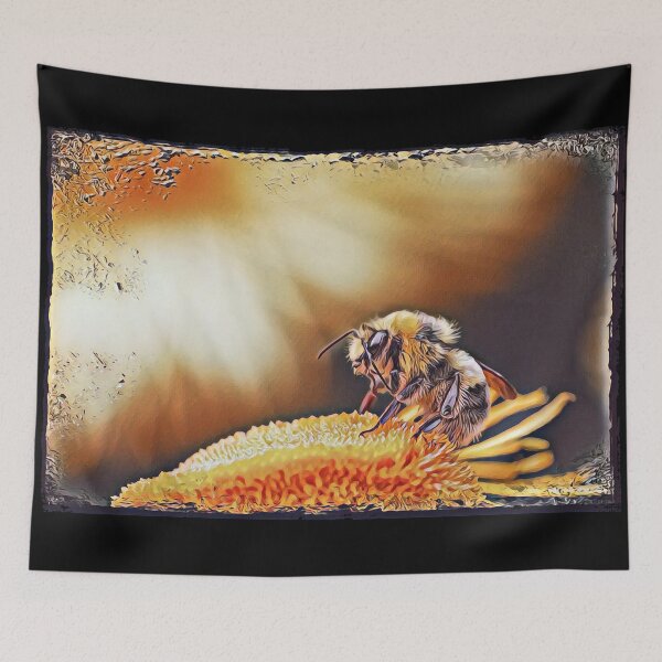 Item preview, Cute Wholesome Bee Collecting Nectar designed and sold by Gordon Nelson.