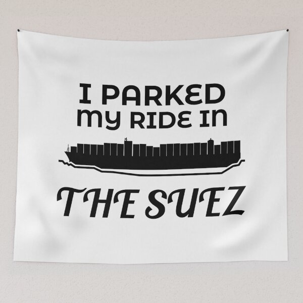 Item preview, Parked My Ride in the Suez Ever Given Container Ship Stuck Suez Canal designed and sold by WPahat.