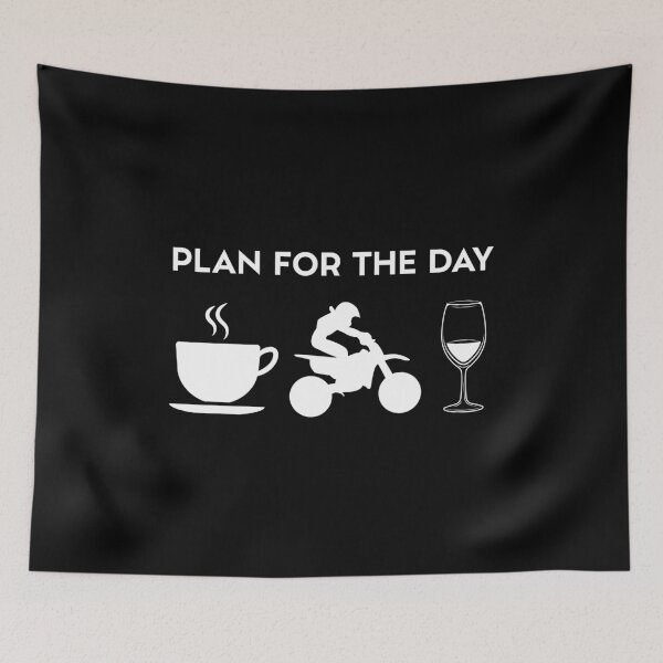 Item preview, Funny Coffee Supermoto Motocross Wine designed and sold by Salvadax.