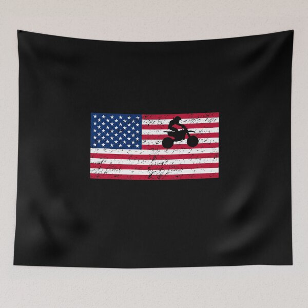 Item preview, America American Motocross Supermoto Bike Rider designed and sold by Salvadax.