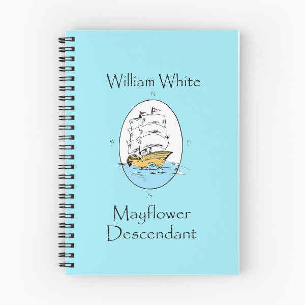 Item preview, William White, Mayflower Descendant designed and sold by NoteBTravel.