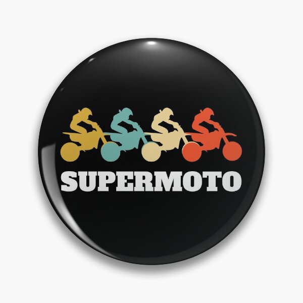 Item preview, Retro Vintage Motocross Supermoto Rider designed and sold by Salvadax.