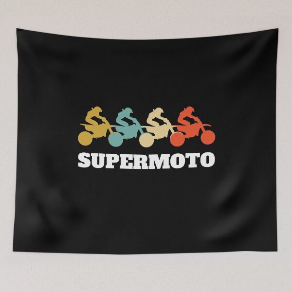 Item preview, Retro Vintage Motocross Supermoto Rider designed and sold by Salvadax.