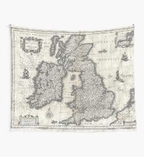 1631 Map of the British Isles by Joan Blaeu Wall Tapestry