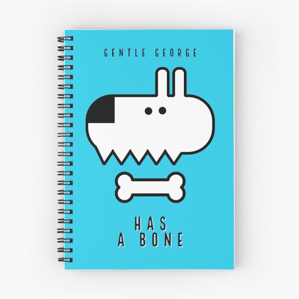 Item preview, GENTLE GEORGE TIENE UN HUESO - AZUL designed and sold by EasyBearDesigns.