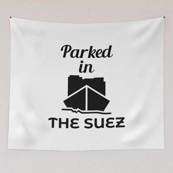 Item preview, Parked in The Suez Ever Given Container Ship Stuck Suez Canal designed and sold by WPahat.
