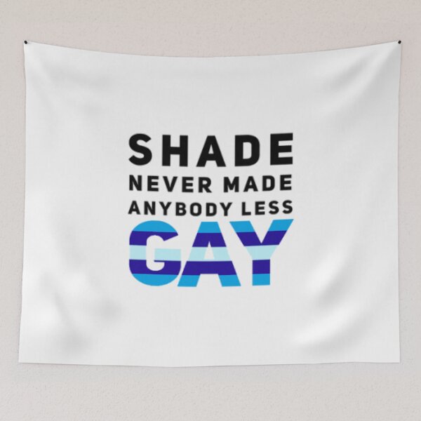 Item preview, Shade Never Made Anybody Less Transmasculine (White) designed and sold by UnicornPeeps.