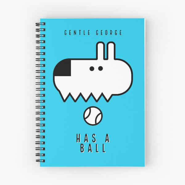Item preview, GENTLE GEORGE HAS A BALL - BLUE designed and sold by EasyBearDesigns.