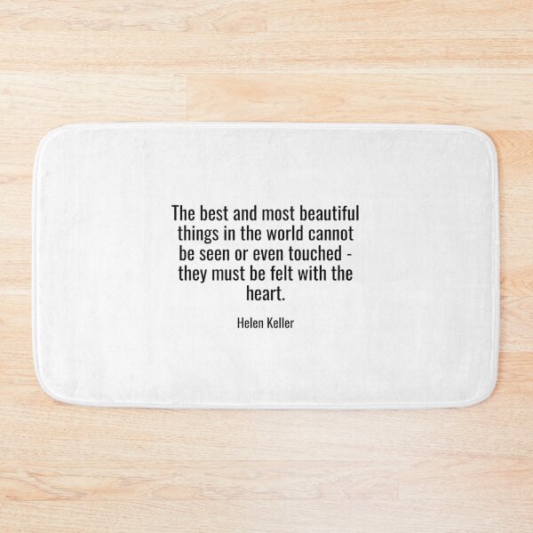 Item preview, Helen Keller Quote - feel with the heart designed and sold by NathanCLife.