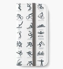 Olympia-Symbol Piktogramme iPhone Flip-Case/Hülle/Skin