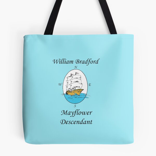 Artikelvorschau, William Bradford, Nachfahre der Mayflower entworfen und verkauft von NoteBTravel.