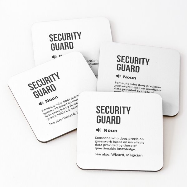 Item preview, Security Guard Funny Definition - Security Guard Funny Saying designed and sold by Yay Design.