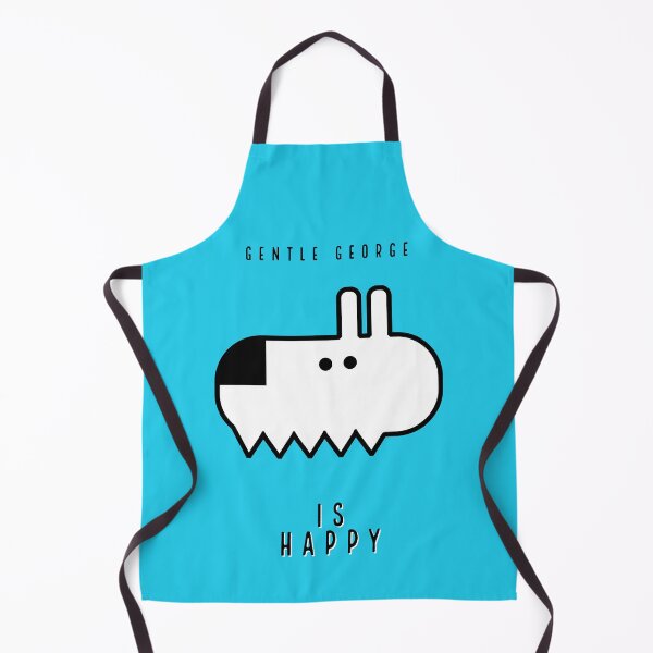 Item preview, GENTLE GEORGE IS HAPPY - BLUE designed and sold by EasyBearDesigns.