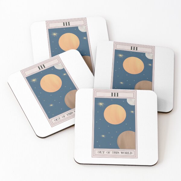 Item preview, Aesthetic Night Out Of This World Tarot Card with Stars designed and sold by aestheticuk.