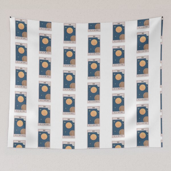 Item preview, Aesthetic Night Out Of This World Tarot Card with Stars designed and sold by aestheticuk.