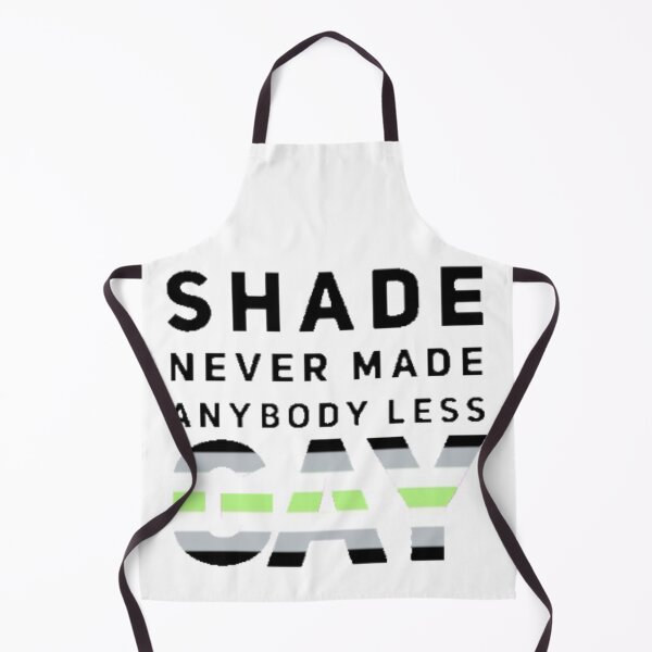 Item preview, Shade Never Made Anybody Less Agender (White) designed and sold by UnicornPeeps.