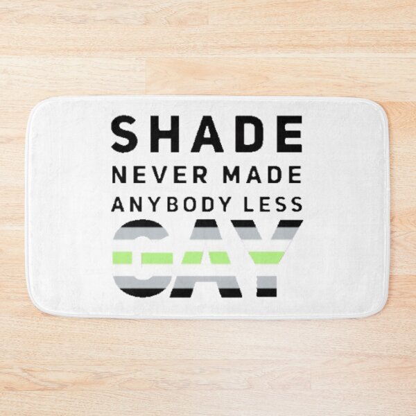 Item preview, Shade Never Made Anybody Less Agender (White) designed and sold by UnicornPeeps.