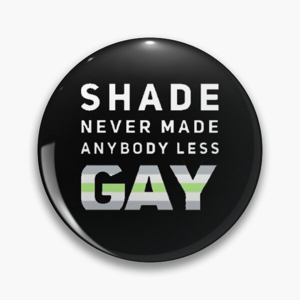 Item preview, Shade Never Made Anybody Less Agender (Black) designed and sold by UnicornPeeps.