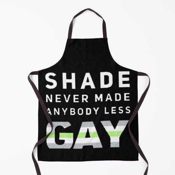 Item preview, Shade Never Made Anybody Less Agender (Black) designed and sold by UnicornPeeps.